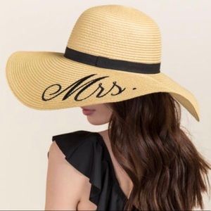 “Mrs”/Bride sunhat